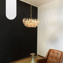 Poliedri Murano Colorful Chandelier