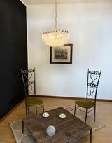 Poliedri Murano Trasparent Chandelier