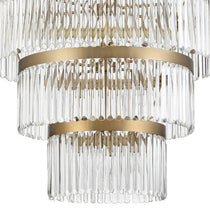 Elemory Glass 22 Light Round Chandelier