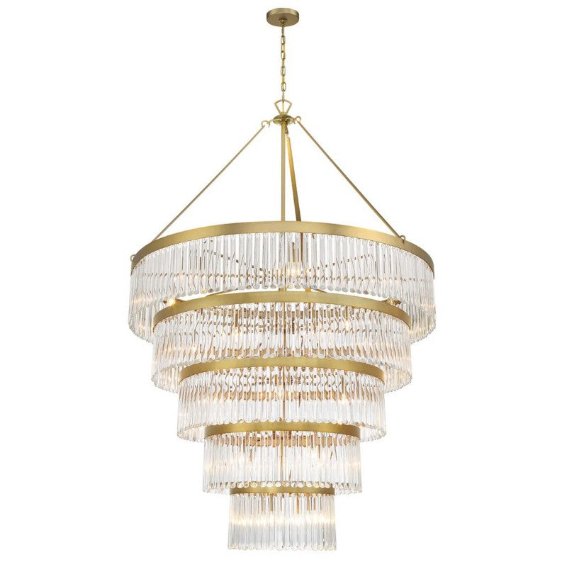 Elemory Glass 30 Light Round Chandelier Main image