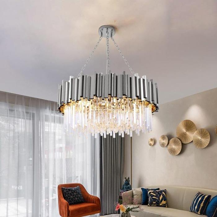 Enoch Round Luxury Crystal Chandelier Main image