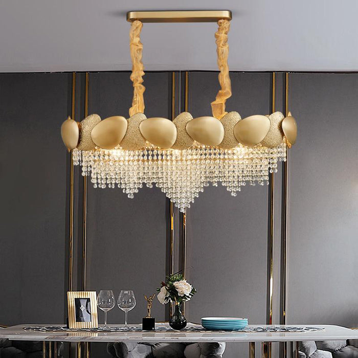Erin Golden Crystal Chandelier Main image
