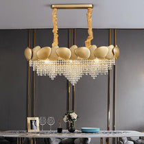 Erin Golden Crystal Chandelier