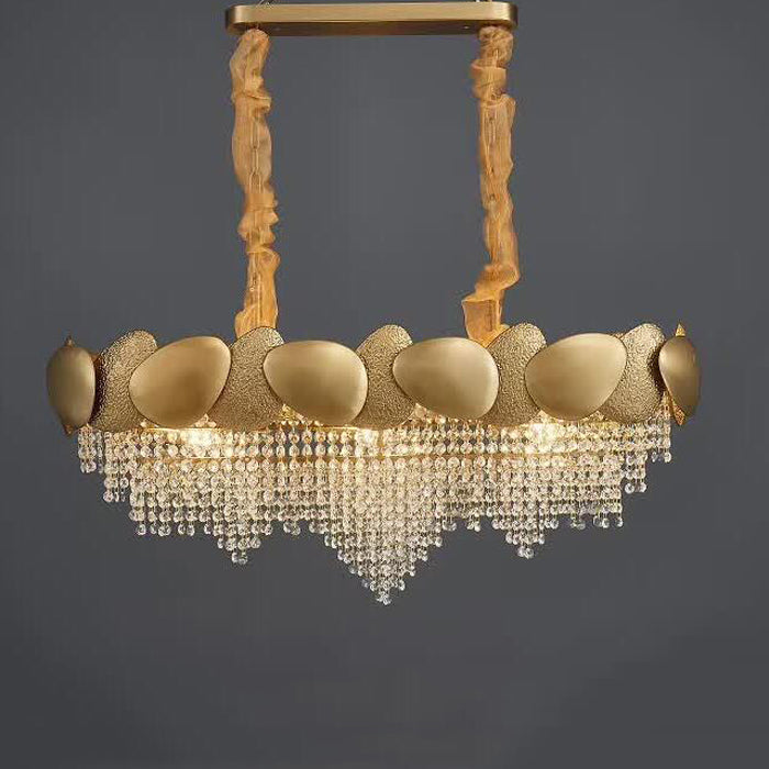 Erin Golden Crystal Chandelier Secondary image