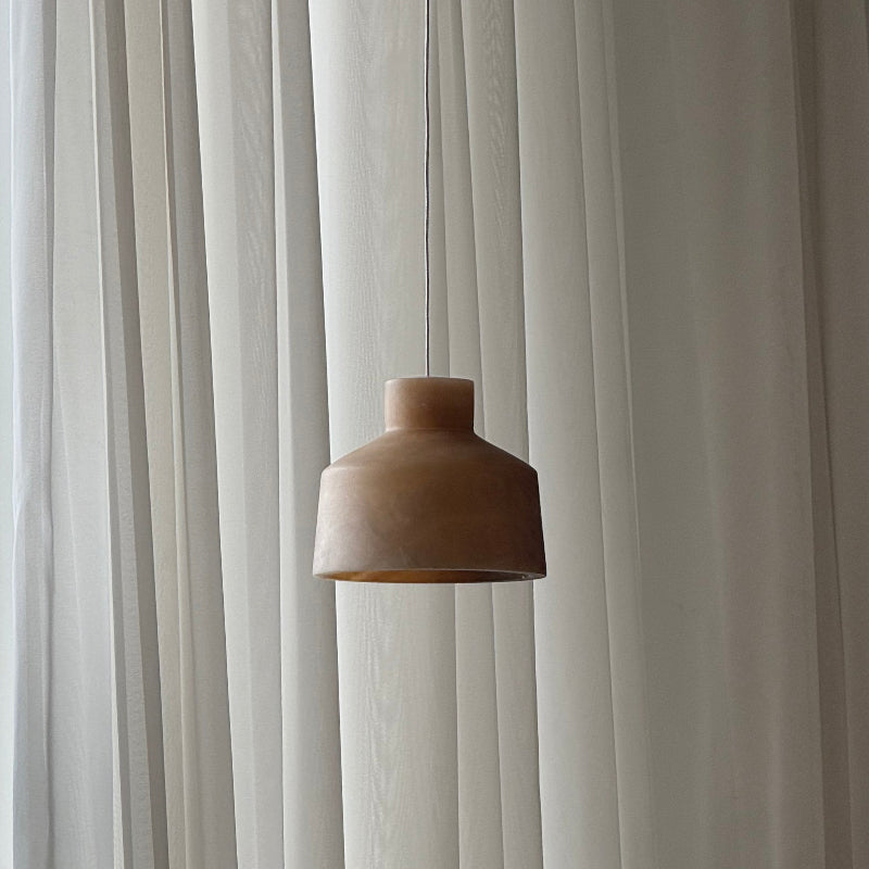 Etruscan Alabaster Pendant Lamp