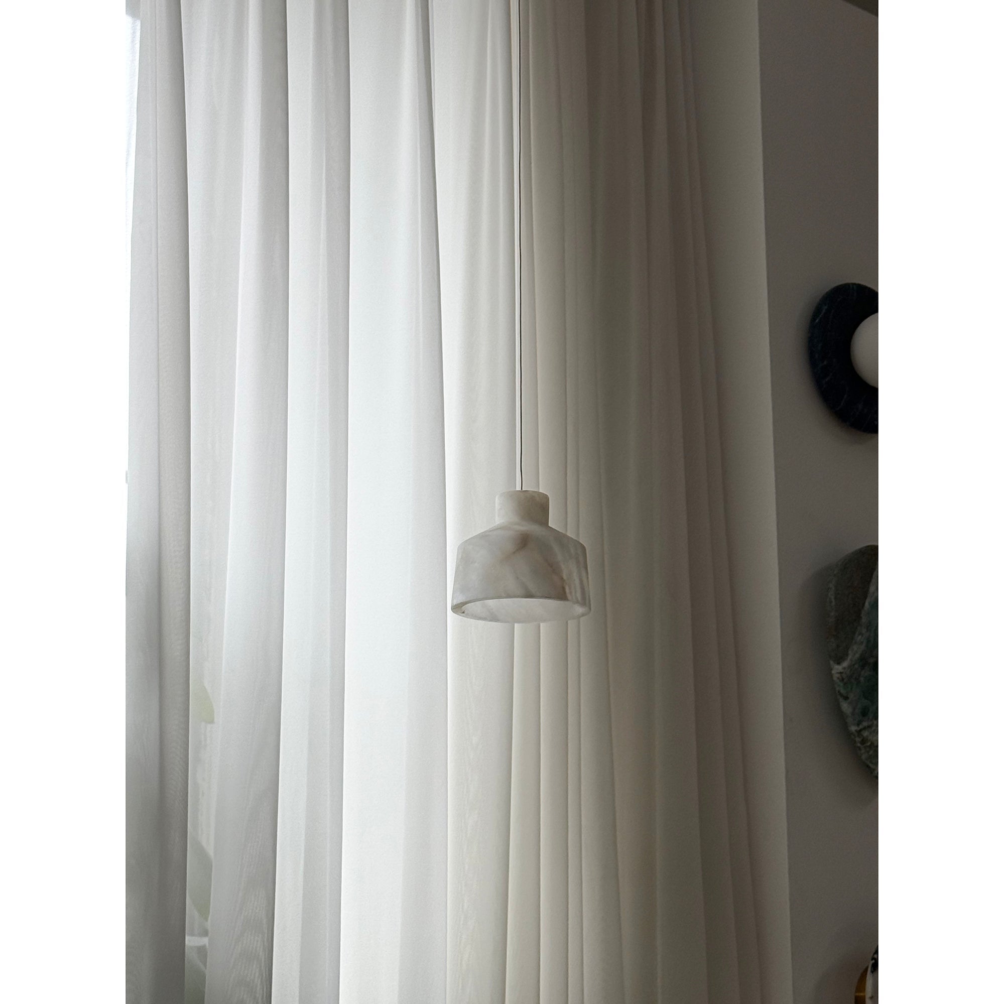 Etruscan Alabaster Pendant Lamp