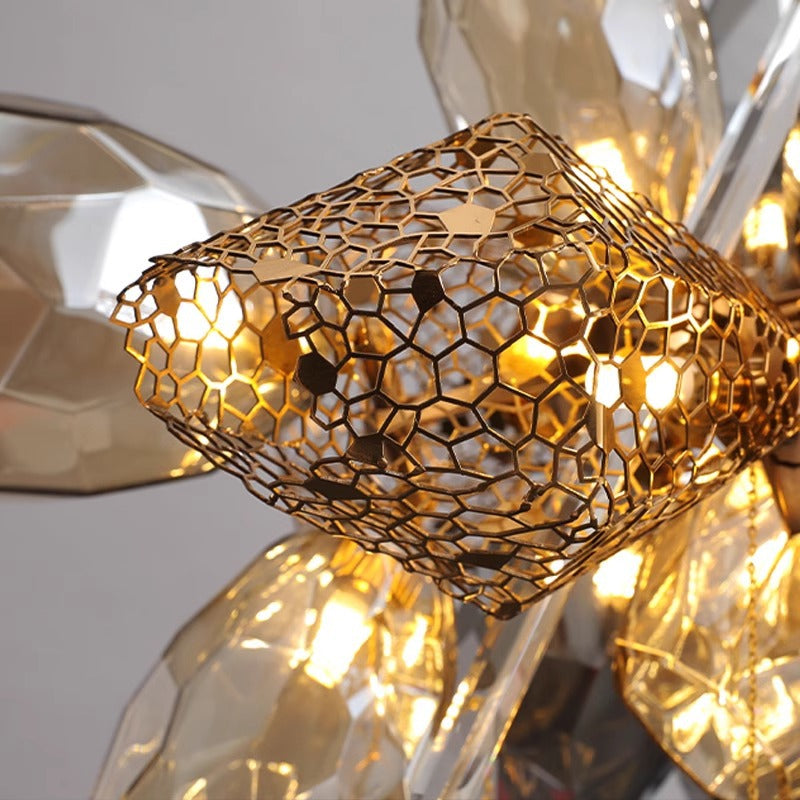 Art Luxury Smoke Glass Chandelier
