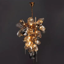 Art Luxury Smoke Glass Chandelier