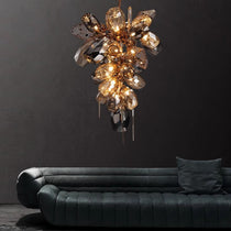Art Luxury Smoke Glass Chandelier