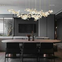 Gingko Large Ceramic Flower Artistic Branch Chandelier
