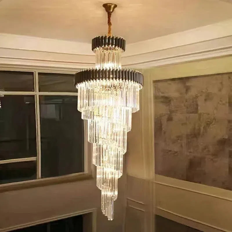 Cyrus Multiple Tier Crystal Chandelier Secondary image