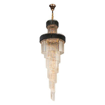 Spiral Crystal Chandelier For Foyer/ Staircase