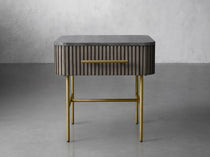 Finnley End Table with Drawer-Vancei
