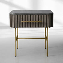 Finnley End Table with Drawer-Vancei
