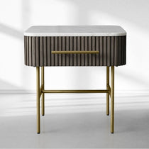 Finnley End Table with Drawer-Vancei