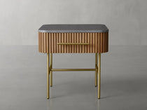 Finnley End Table with Drawer-Vancei