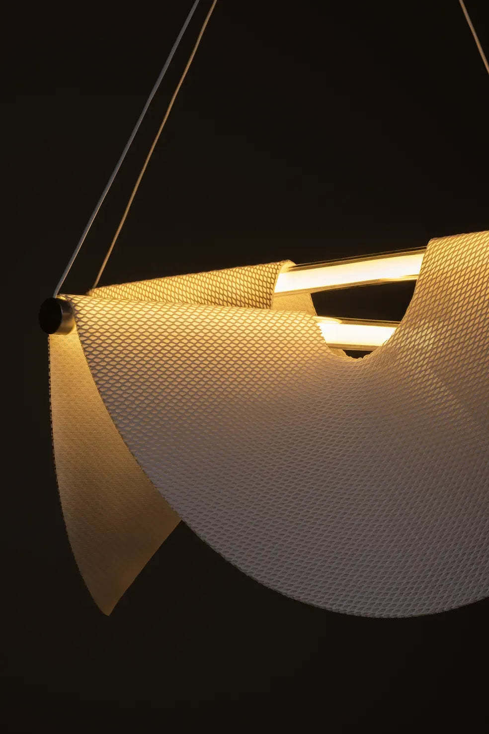 Floating Gauze Chandelier