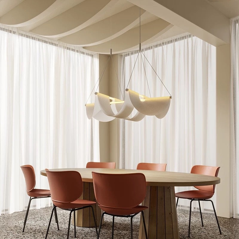 Floating Gauze Chandelier