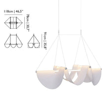 Floating Gauze Chandelier