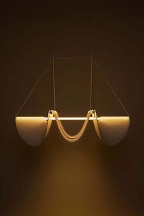 Floating Gauze Chandelier
