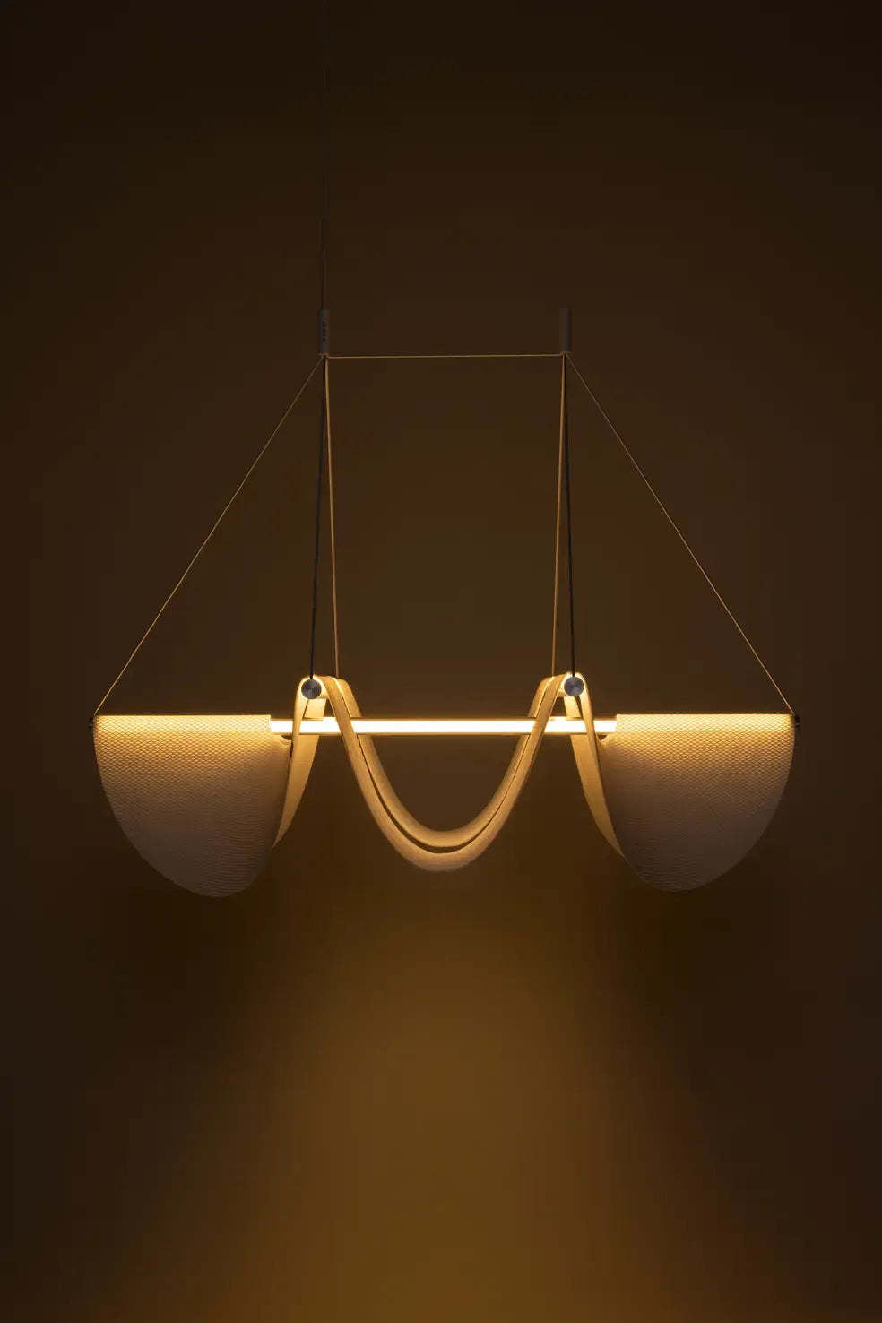 Floating Gauze Chandelier
