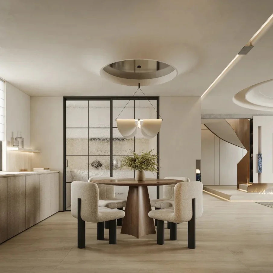Floating Gauze Chandelier