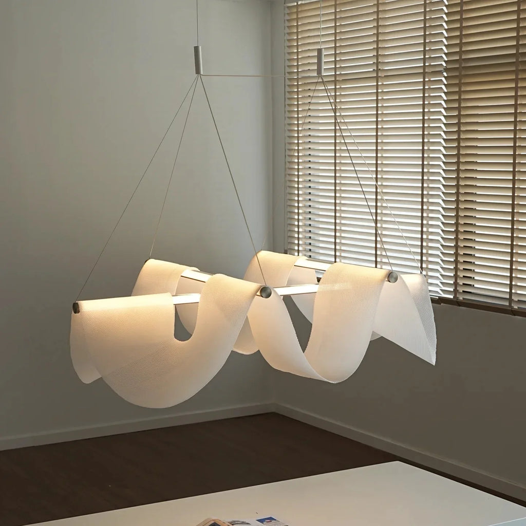 Floating Gauze Chandelier