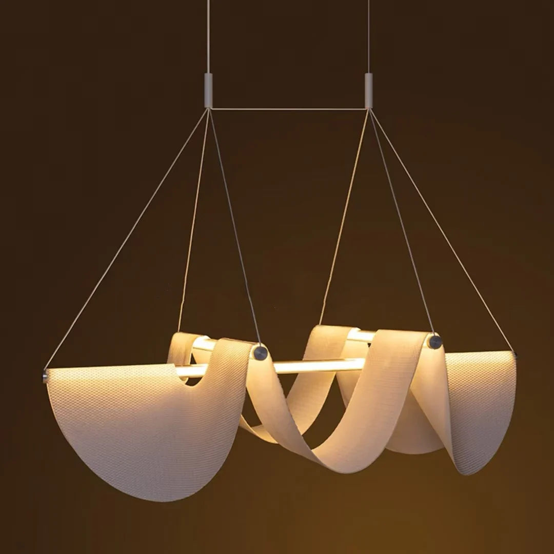 Floating Gauze Chandelier