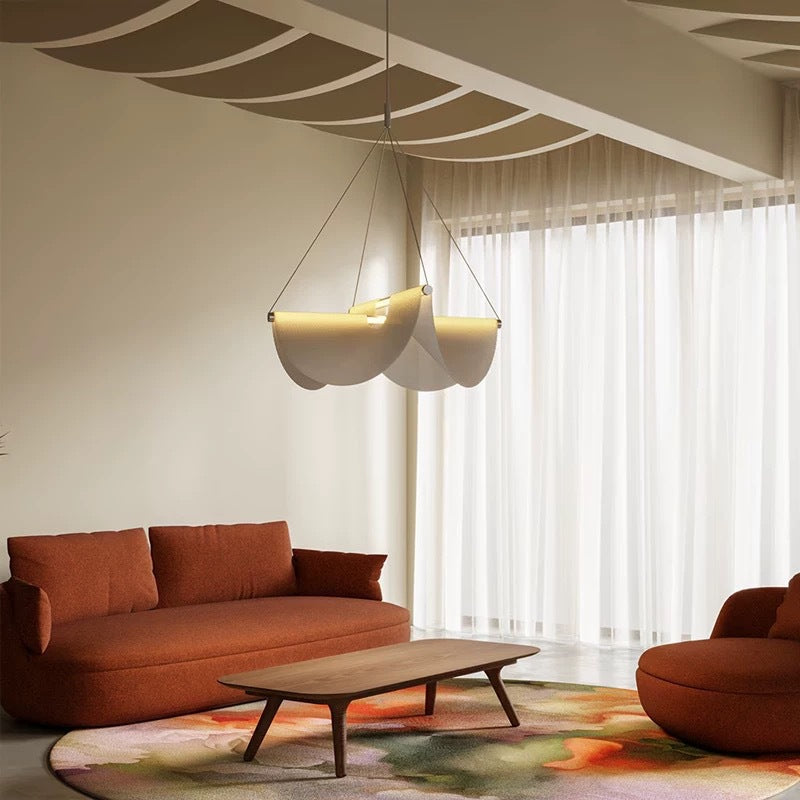Floating Gauze Chandelier