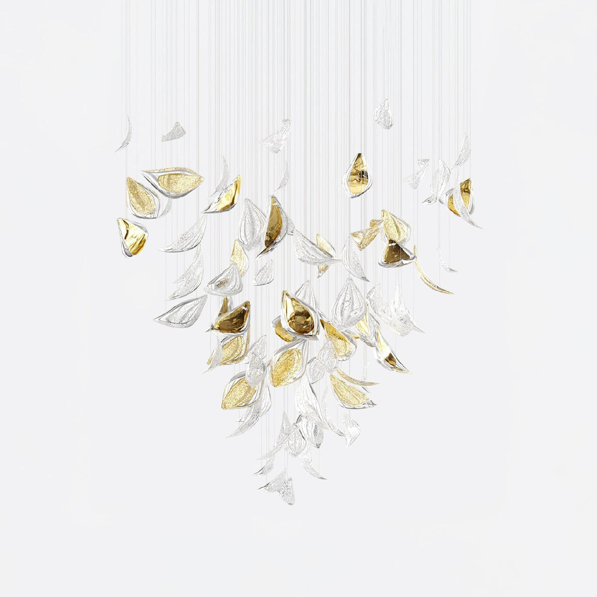 Floating Leaves Chandelier Main image