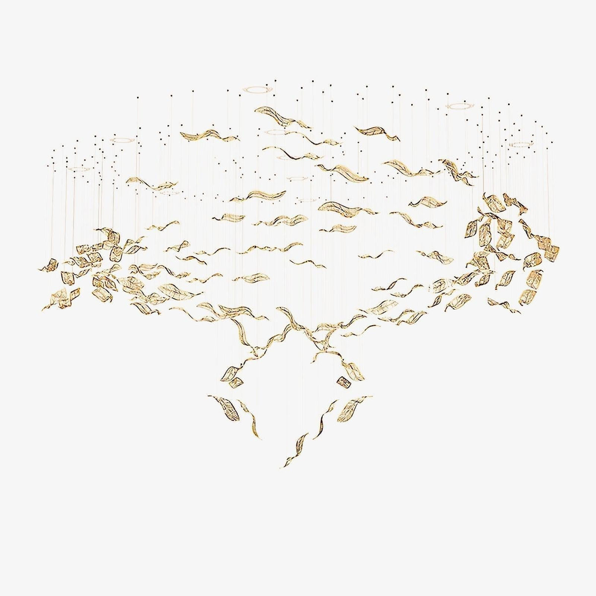 Fluttering Leaves Chandelier Main image