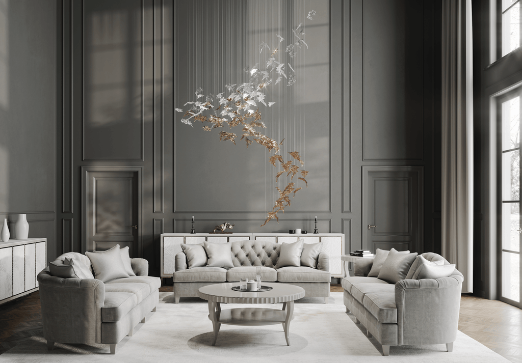 Organic Leaf Chandelier - CasaraHouse
