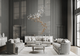 Organic Leaf Chandelier - CasaraHouse
