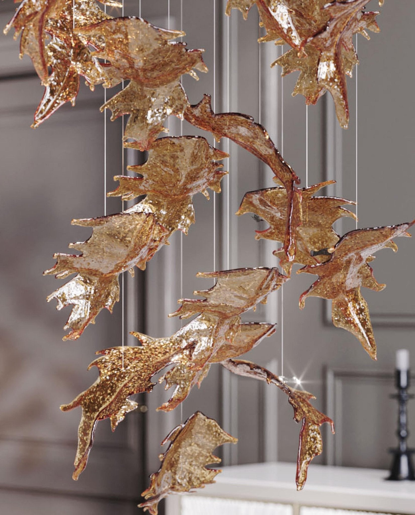 Organic Leaf Chandelier - CasaraHouse