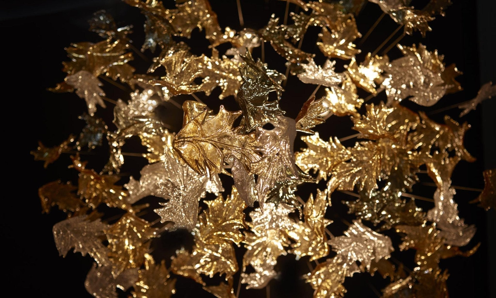 Organic Leaf Chandelier - CasaraHouse