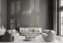 Flying Leaves Chandelier
