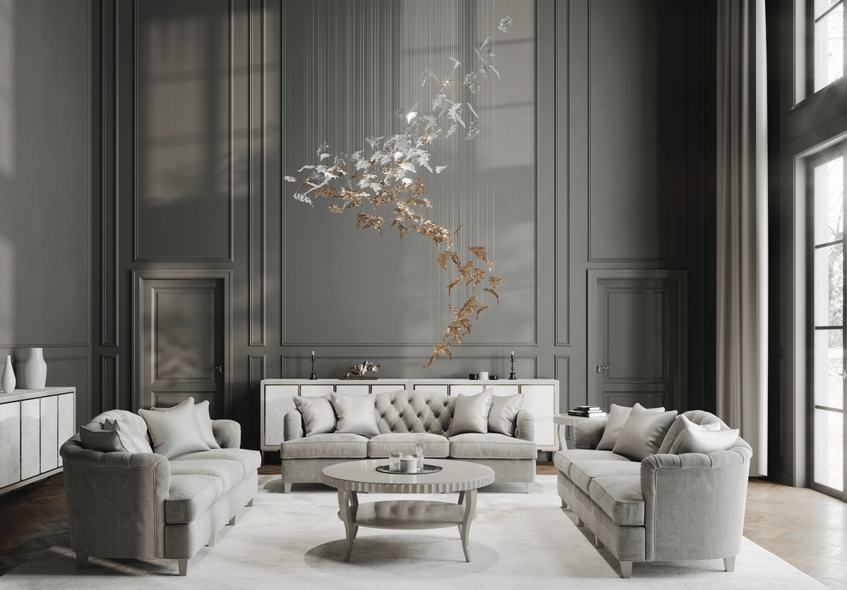 Flying Leaves Chandelier