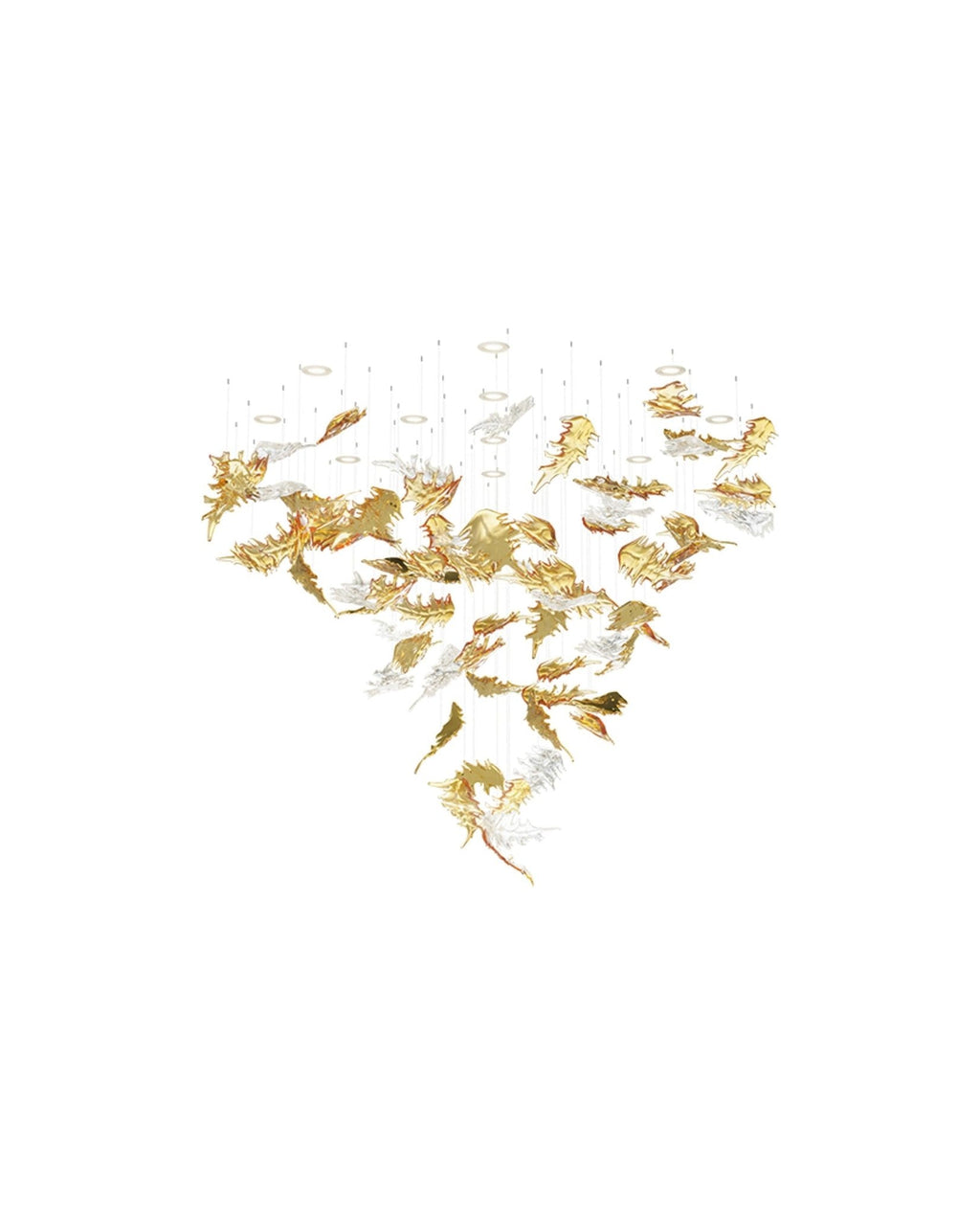 Organic Leaf Chandelier - CasaraHouse