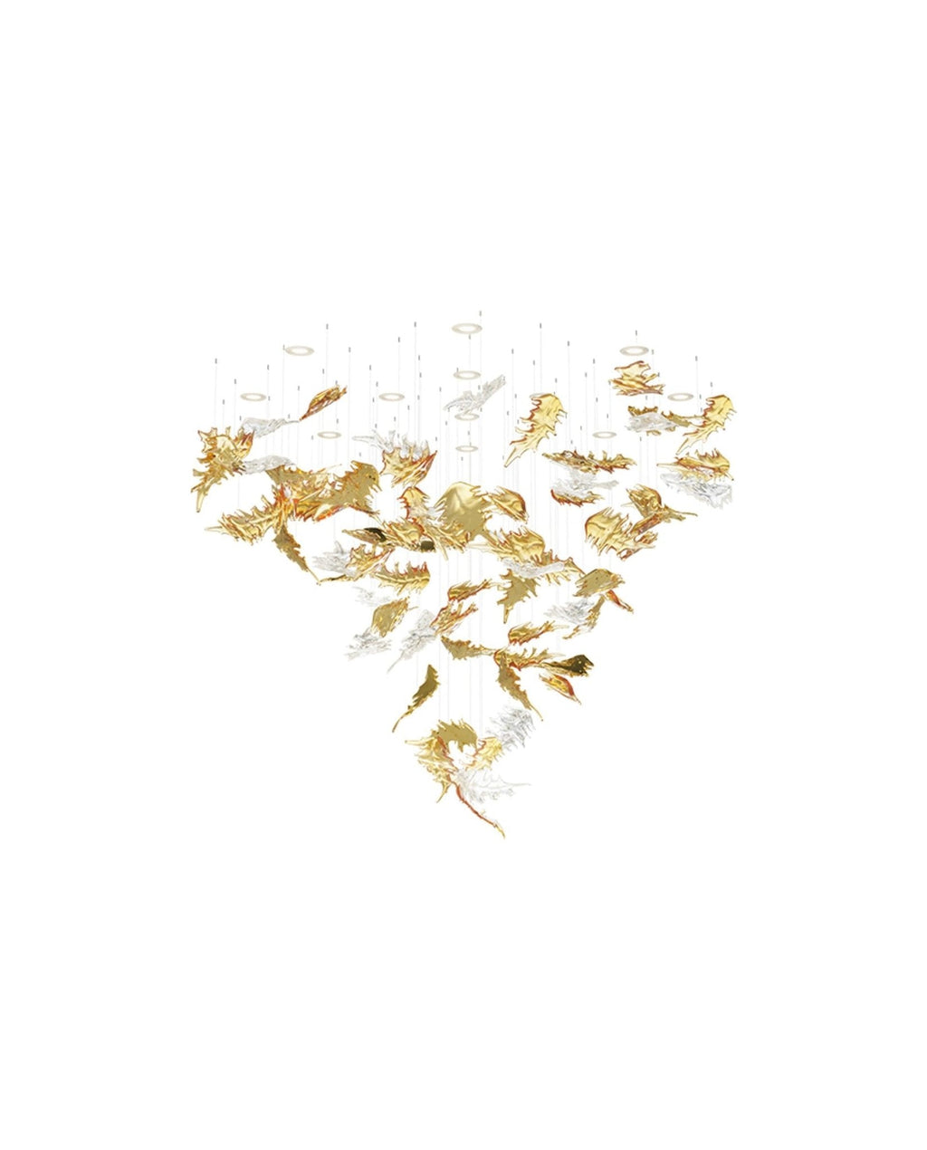 Organic Leaf Chandelier - CasaraHouse