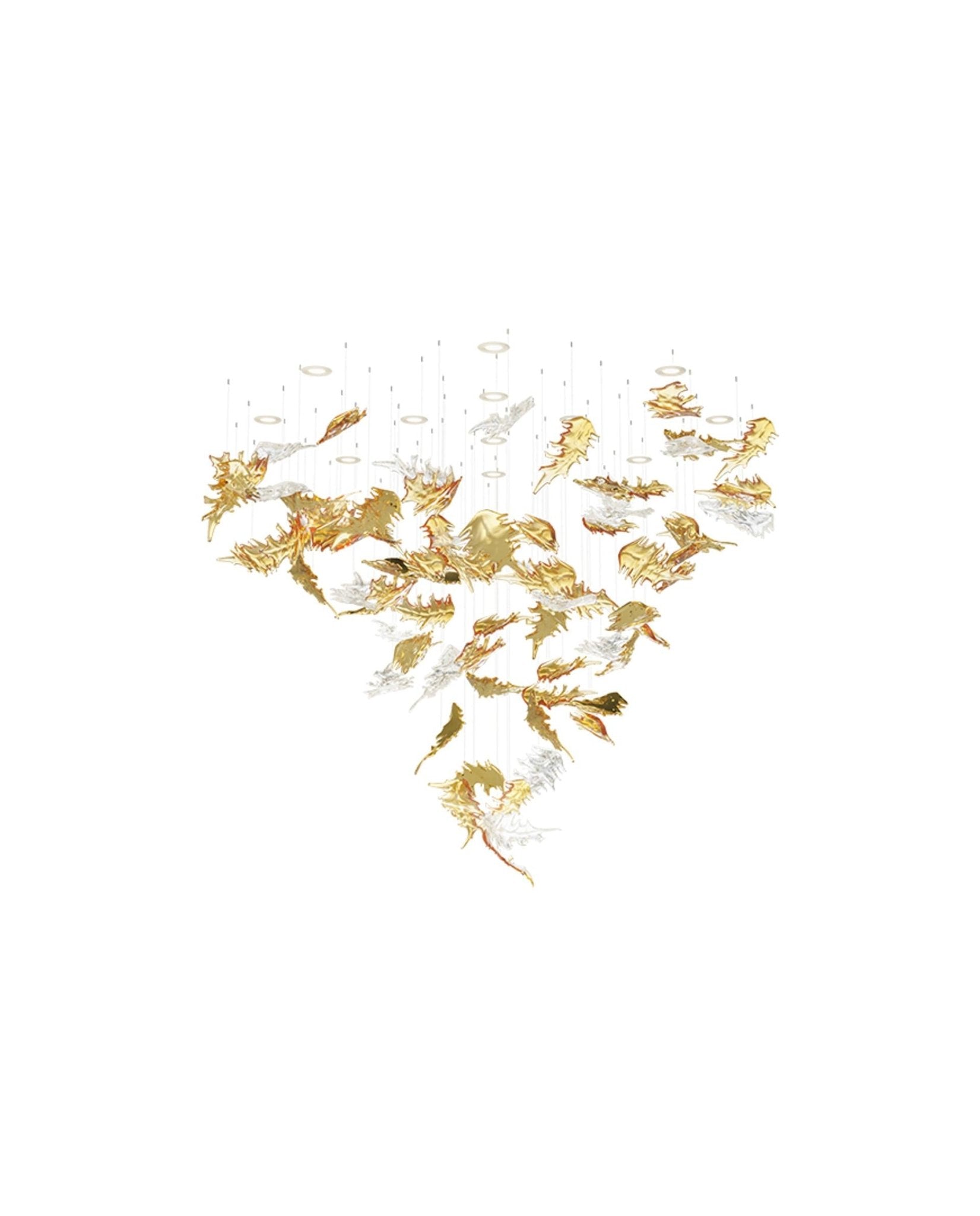 Organic Leaf Chandelier - CasaraHouse