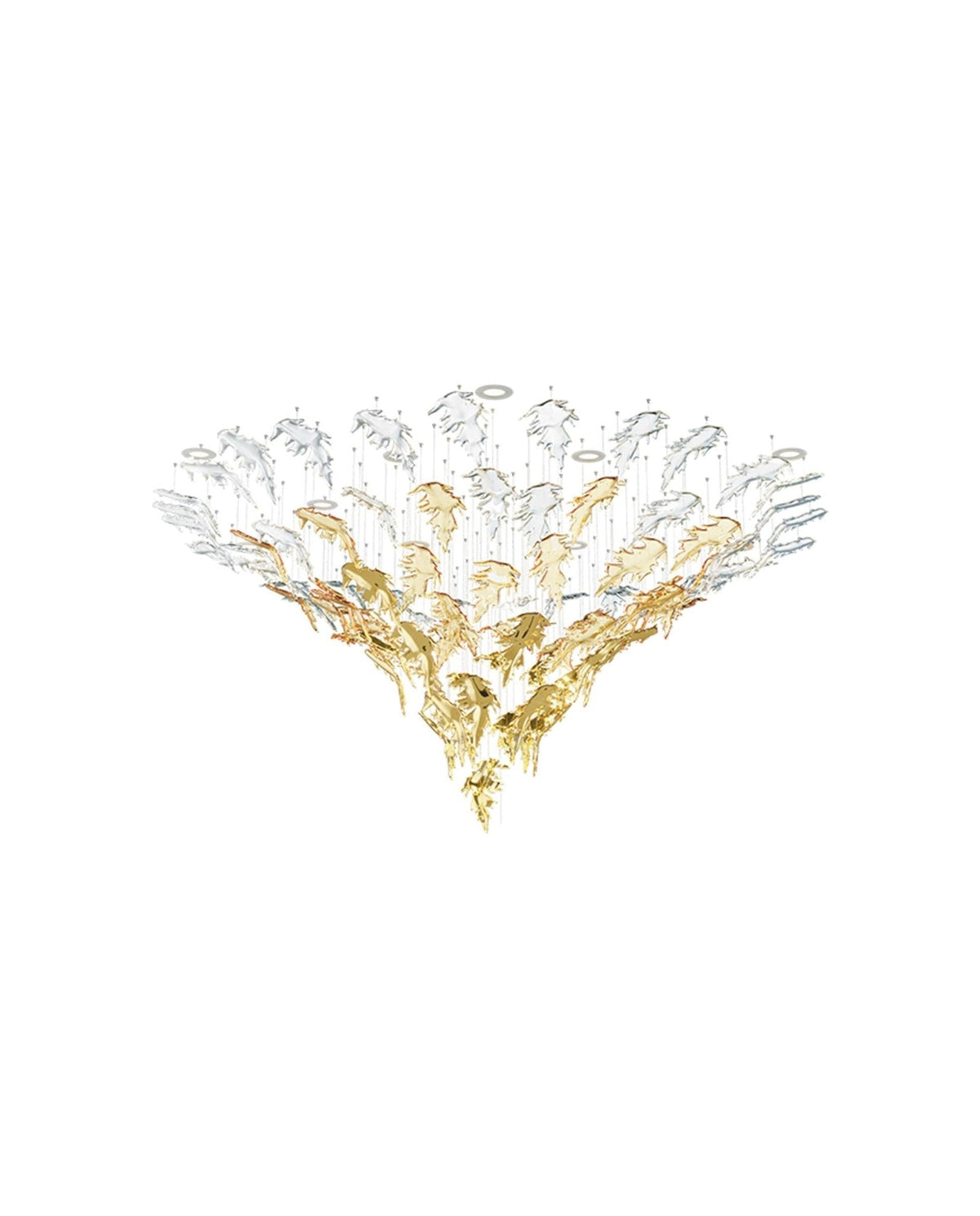 Organic Leaf Chandelier - CasaraHouse