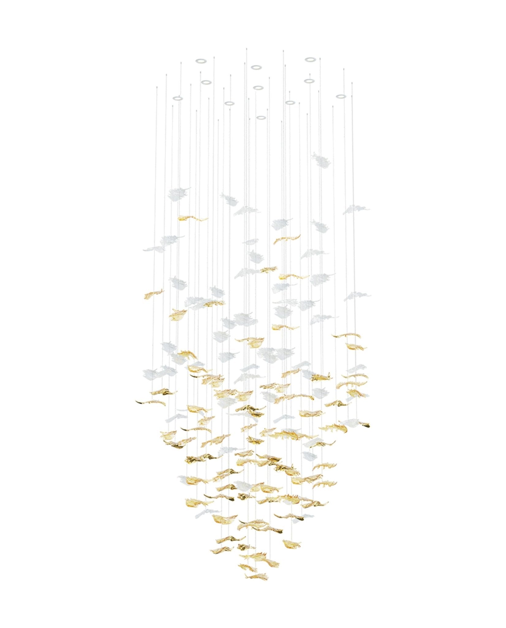 Organic Leaf Chandelier - CasaraHouse