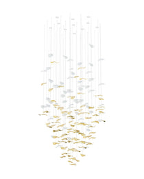 Flying Leaves Chandelier