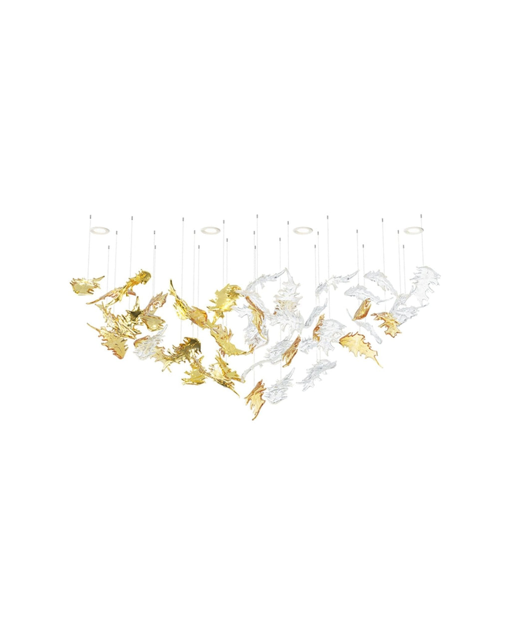 Organic Leaf Chandelier - CasaraHouse
