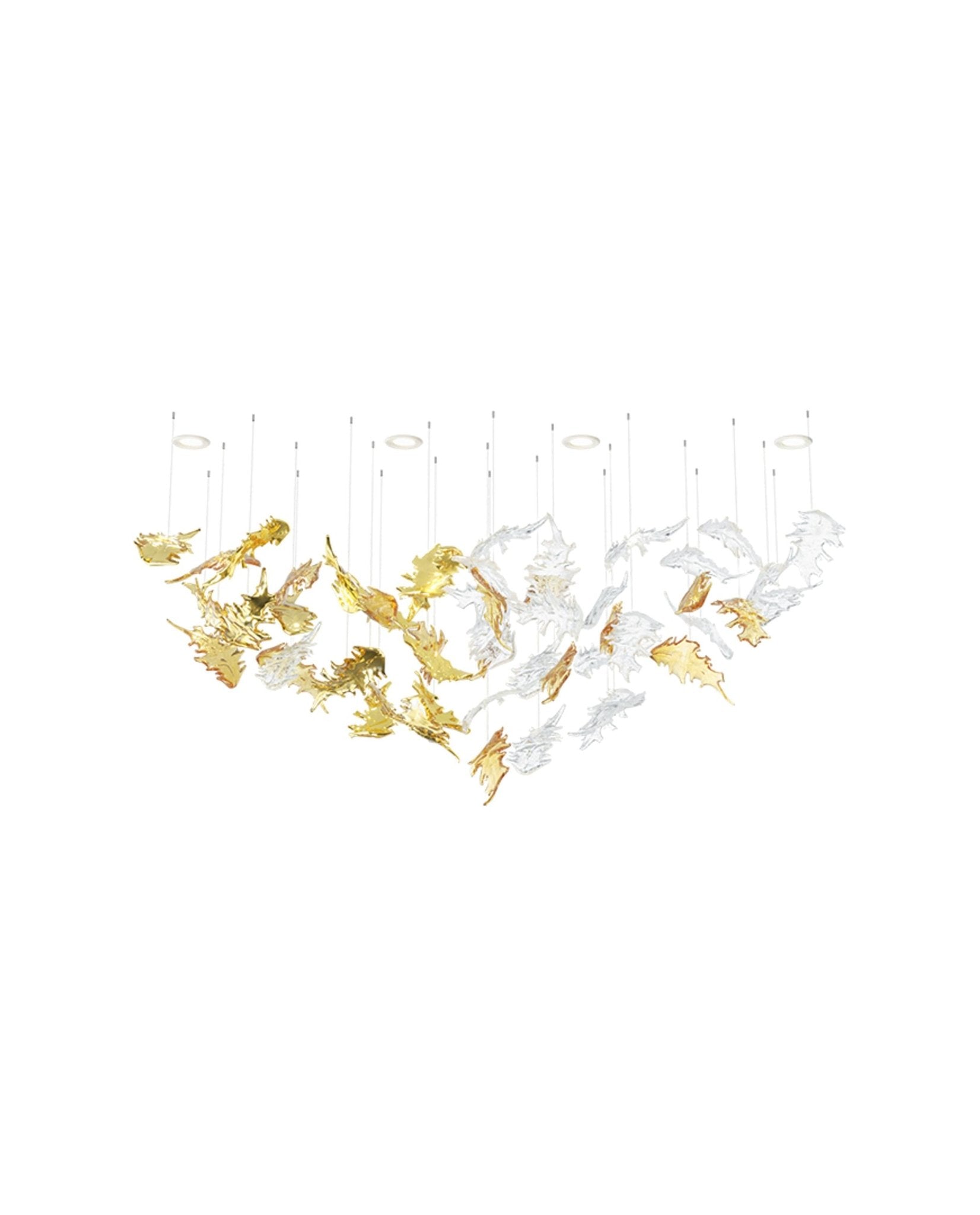 Organic Leaf Chandelier - CasaraHouse
