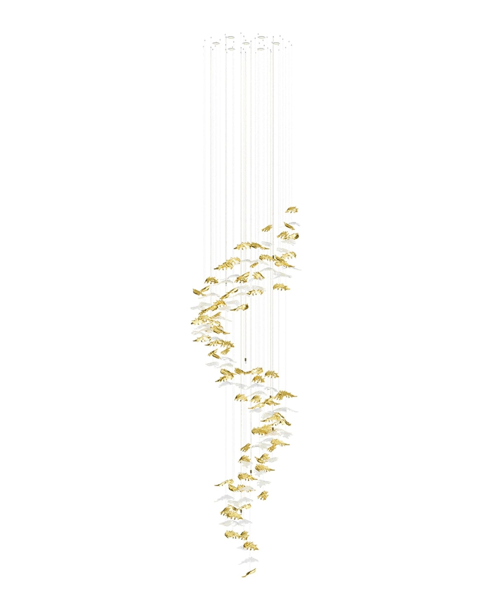 Organic Leaf Chandelier - CasaraHouse
