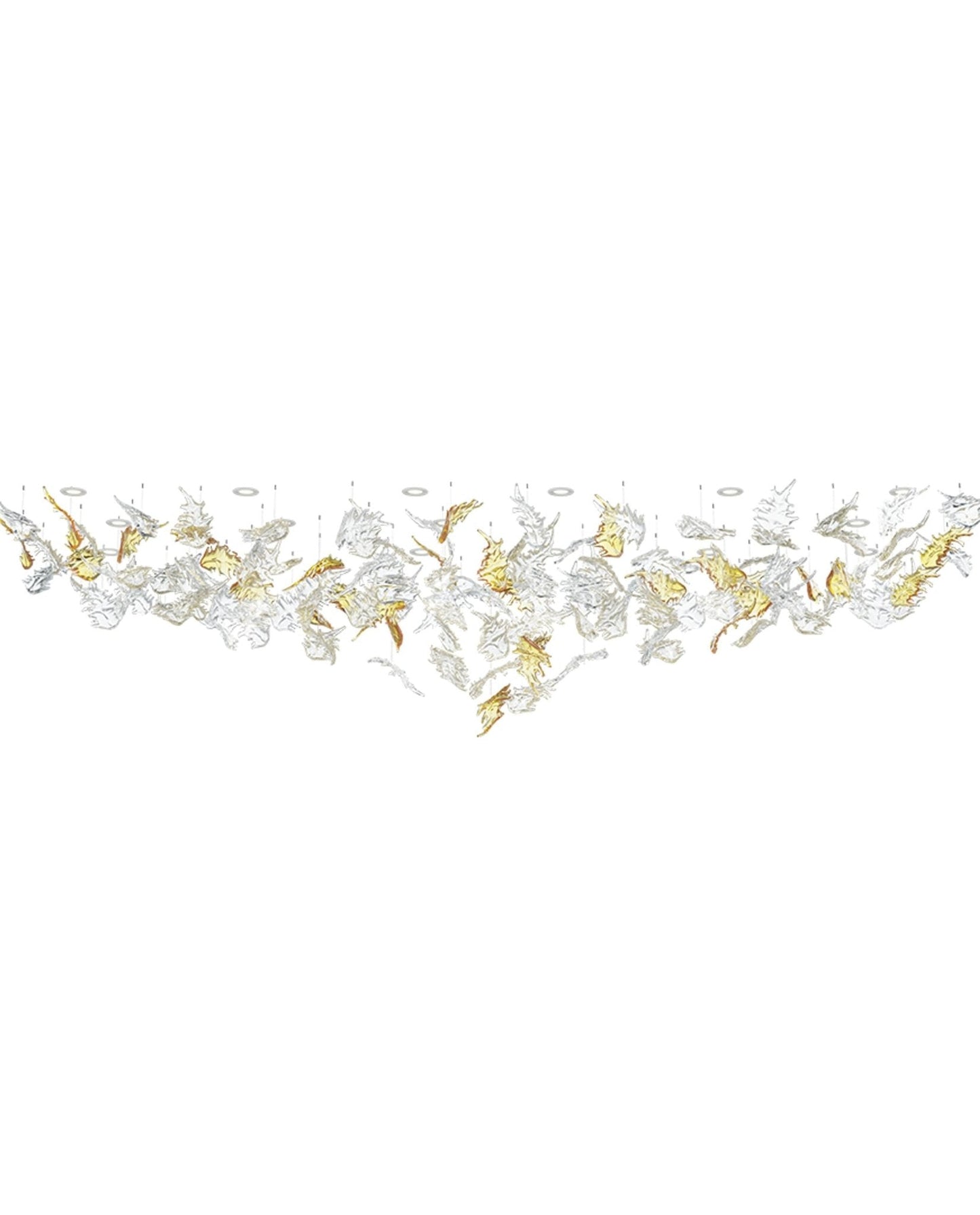 Organic Leaf Chandelier - CasaraHouse