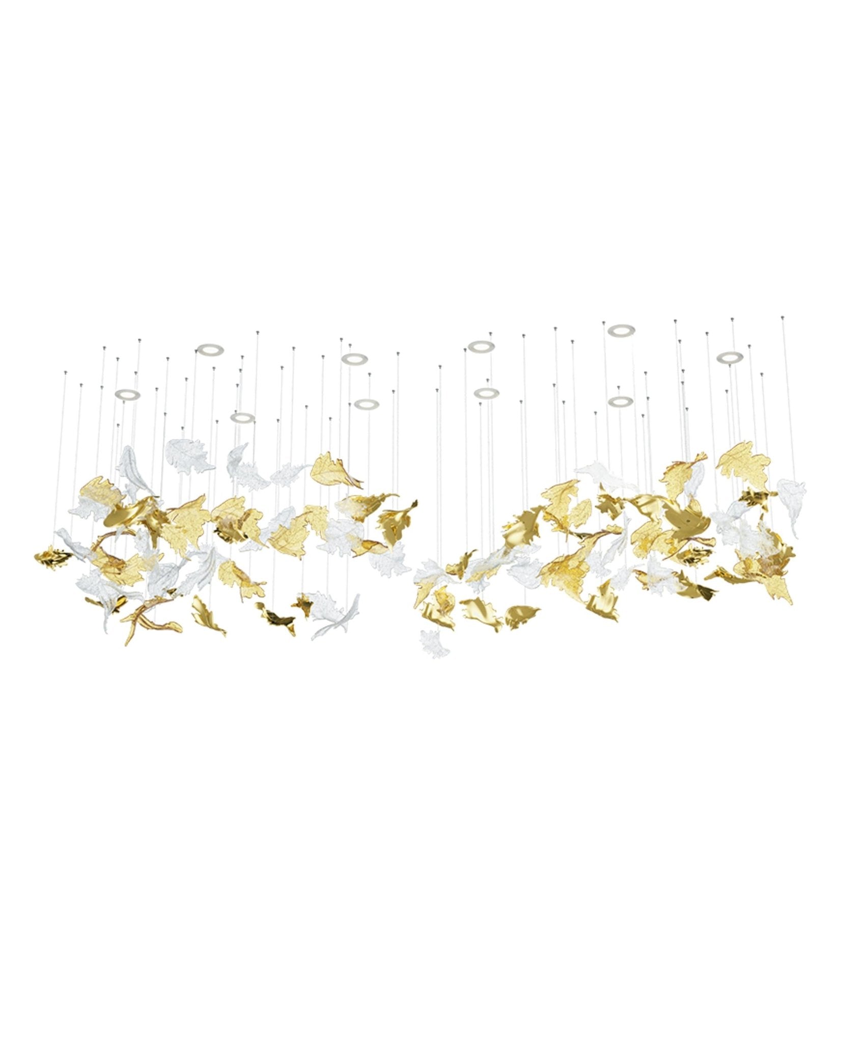 Organic Leaf Chandelier - CasaraHouse
