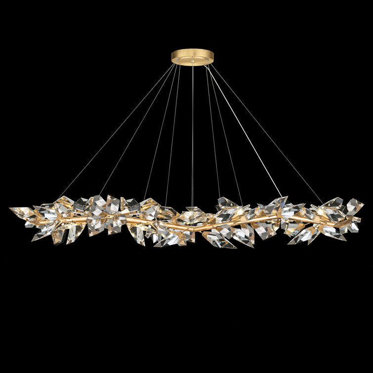 Adison  71" Round Crystal Chandelier