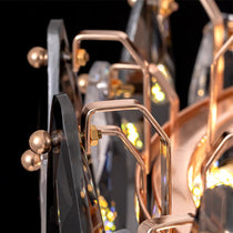 Incandescencia 23 1/4"W Brass and Crystal 8-Light Chandelier